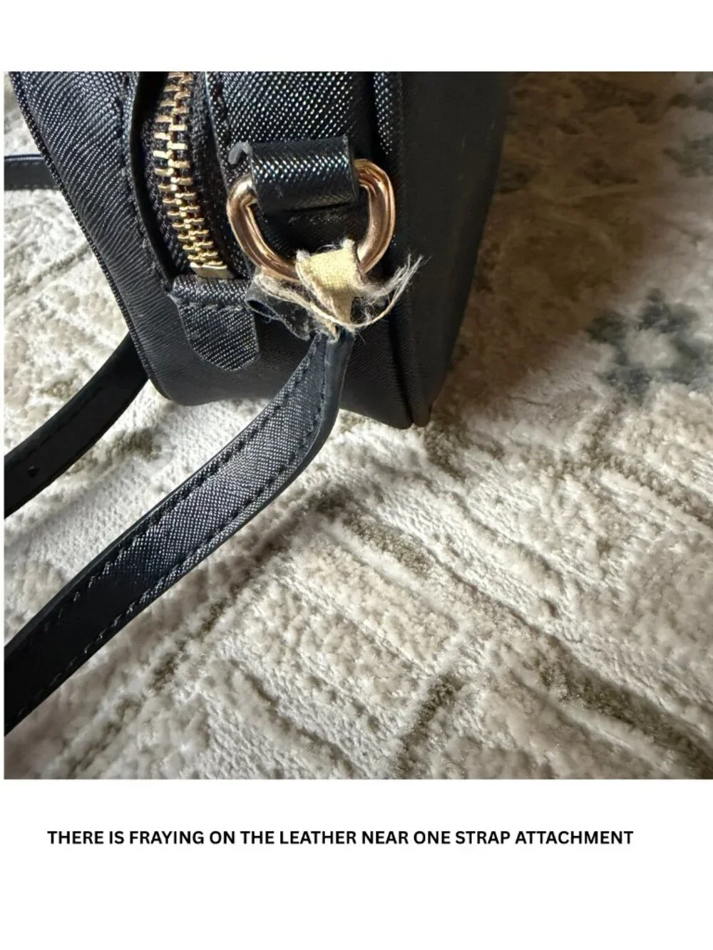Marc Jacobs Black Leather Crossbody Bag